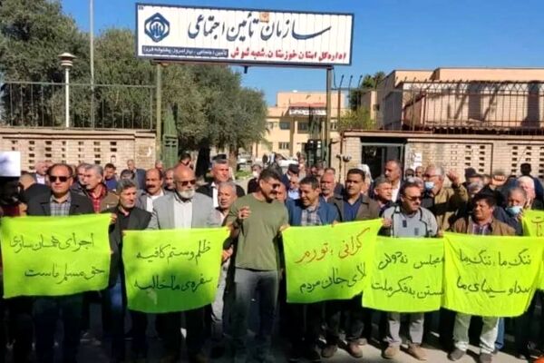 12 تجمع اعتراضی کارگران معادن برای دستمزد