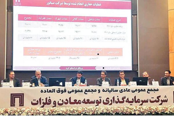 هدف‌‌‌گذاری «سرمایه‌گذاری توسعه معادن و فلزات» برای سود یک میلیارد دلاری
