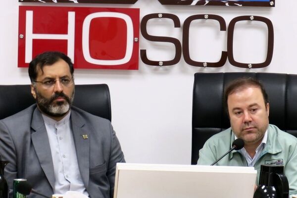 جلسه مدیرعامل فولاد هرمزگان و مدیرکل اداره استاندارد هرمزگان
