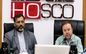 جلسه مدیرعامل فولاد هرمزگان و مدیرکل اداره استاندارد هرمزگان