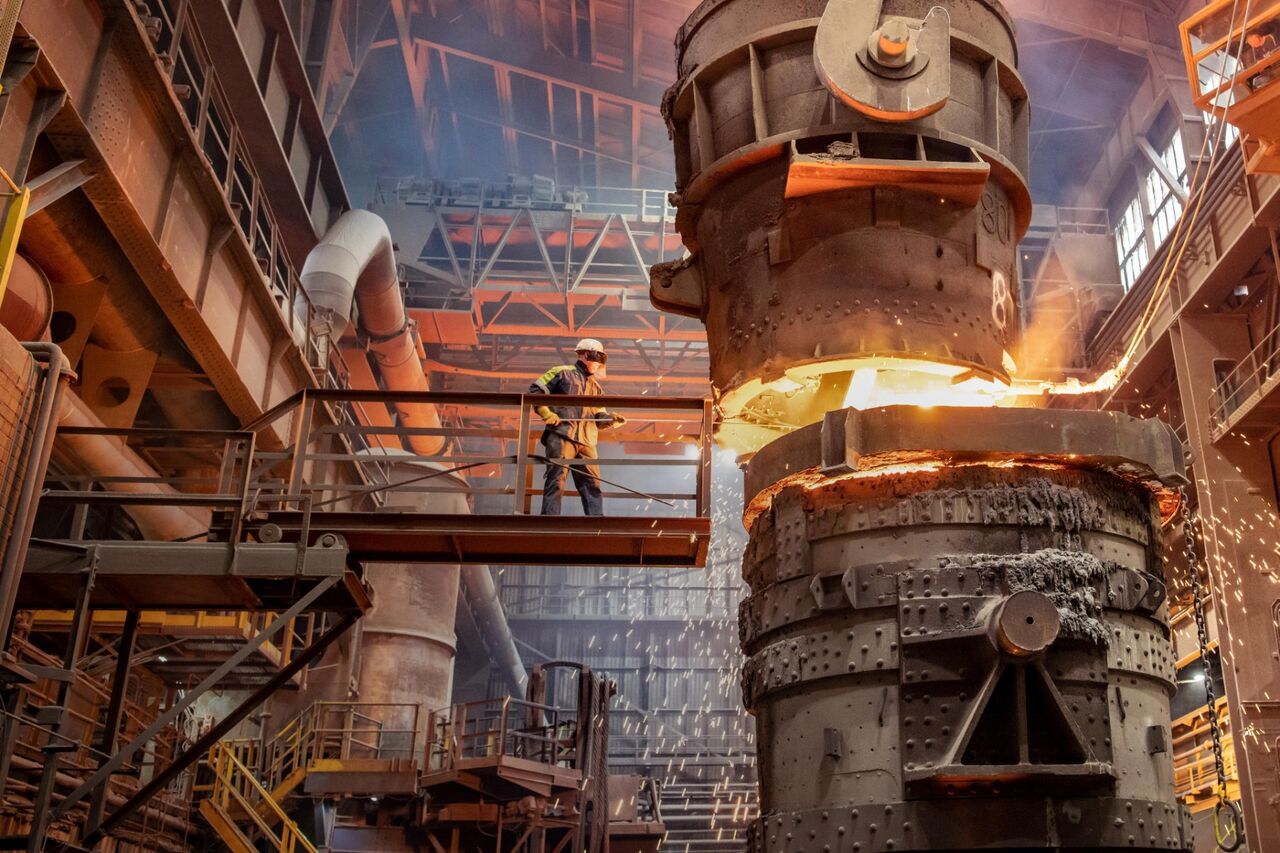 درصد رشد تولید فولاد خام در۳ ماهه ۲۰۲۴