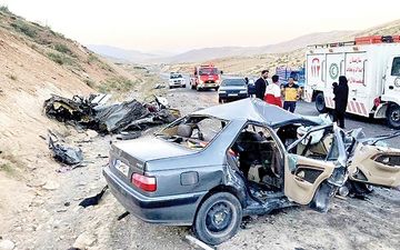 ایران در رتبه 65 تلفات بین جاده‌ای 