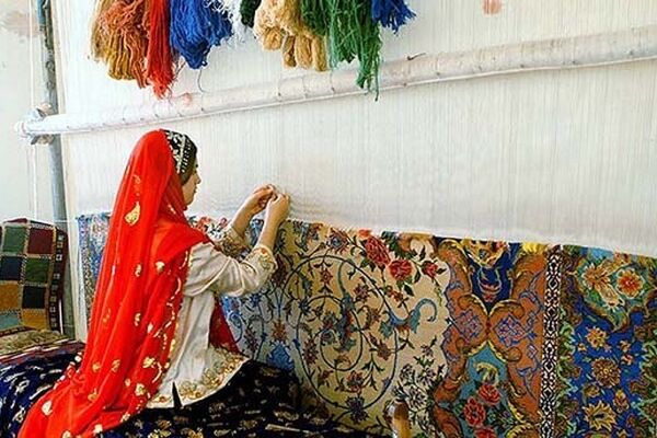 بازار فرش ایران در قبضه محصولات بی‌کیفیت افغان