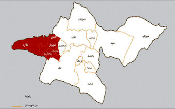 تقسیم تهران به دو استان غربی و شرقی به کجا رسید؟