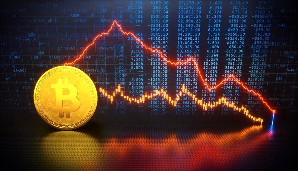 سقوط آزاد بیتکوین در بازار / آینده نا امیدکننده بازار کریپتو