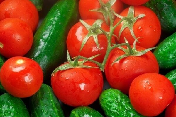 نوسان شدید قیمت خیار و گوجه فرنگی در بازار 